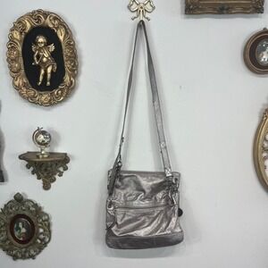 Vintage White Patchwork Genuine Leather Shoulder Bag Y2K Boho Tote